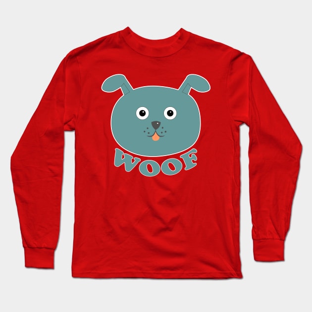 WOOF! Long Sleeve T-Shirt by scoffin